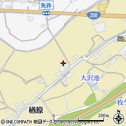 岡山県岡山市東区楢原93周辺の地図