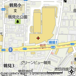 丸亀製麺 イオンモール鶴見緑地店周辺の地図