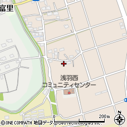 静岡県袋井市浅岡51周辺の地図