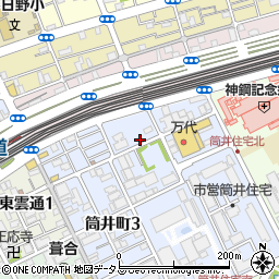 コンフォートカーサ周辺の地図