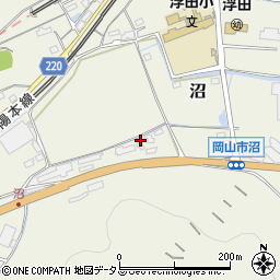 岡山県岡山市東区沼1285周辺の地図