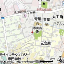 静岡県浜松市中央区栄町183周辺の地図