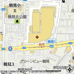 ペットプラス鶴見店周辺の地図