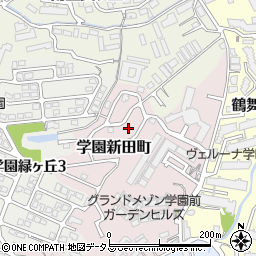 奈良県奈良市学園新田町3219-29周辺の地図
