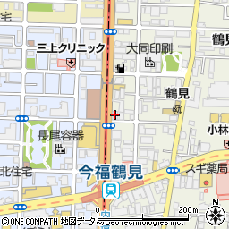 大阪信用金庫今福鶴見出張所周辺の地図