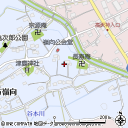 静岡県掛川市上土方嶺向548周辺の地図