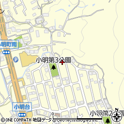 奈良県生駒市小明町2114-1周辺の地図