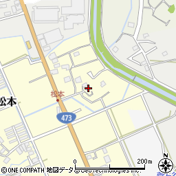 静岡県牧之原市松本230周辺の地図