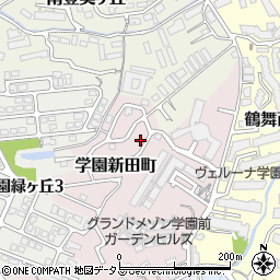 奈良県奈良市学園新田町3279周辺の地図
