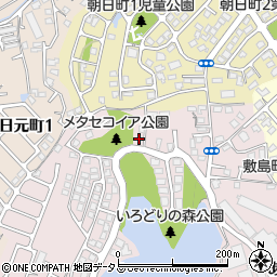 奈良県奈良市あやめ池北2丁目9周辺の地図