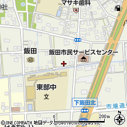 静岡県浜松市中央区飯田町566周辺の地図