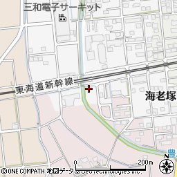 静岡県磐田市海老塚1009周辺の地図