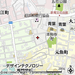 静岡県浜松市中央区栄町147周辺の地図