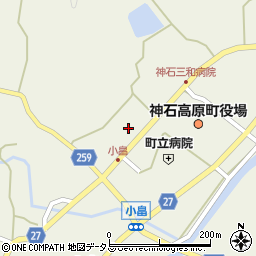 広島県神石郡神石高原町小畠1755周辺の地図