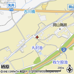 岡山県岡山市東区楢原743周辺の地図