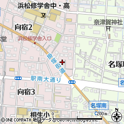 どんたこ浜松向宿店周辺の地図
