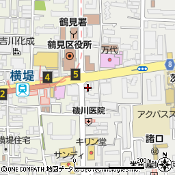 関西みらい銀行鶴見支店 ＡＴＭ周辺の地図