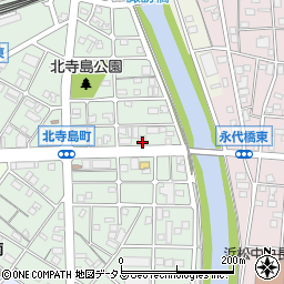 静岡県浜松市中央区北寺島町206周辺の地図