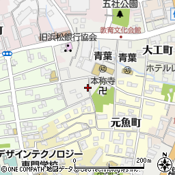 高柳邸:栄町月極駐車場周辺の地図