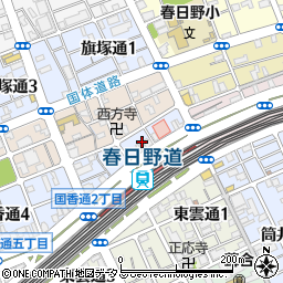 兵庫県神戸市中央区国香通1丁目周辺の地図