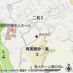 奈良県奈良市二名3丁目1112周辺の地図