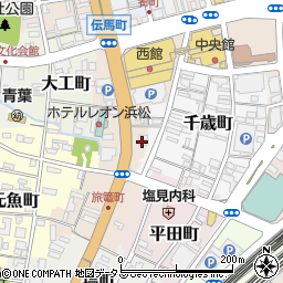 静岡県浜松市中央区伝馬町67周辺の地図