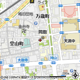 高田屋 梅田堂山店周辺の地図