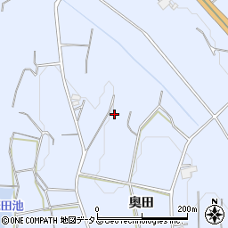 愛知県豊橋市東細谷町奥田周辺の地図