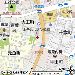 静岡県浜松市中央区伝馬町89周辺の地図
