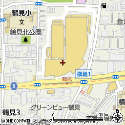 バケット イオンモール鶴見緑地店周辺の地図