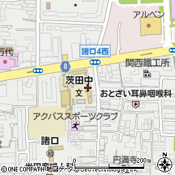 大阪市立茨田中学校周辺の地図