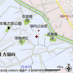 静岡県掛川市上土方嶺向547-1周辺の地図