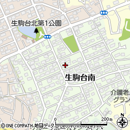 奈良県生駒市生駒台南85周辺の地図