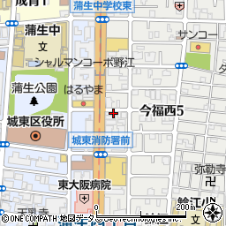 エルケア株式会社エルケア城東ケアセンター周辺の地図