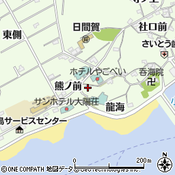 愛知県知多郡南知多町日間賀島龍海7周辺の地図