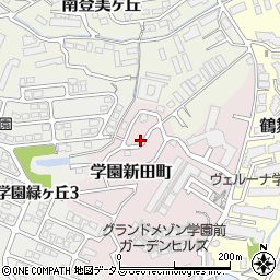 奈良県奈良市学園新田町3219周辺の地図