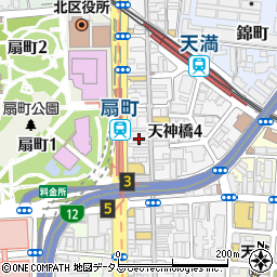 府道大阪高槻京都線周辺の地図