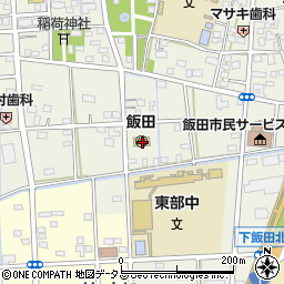 静岡県浜松市中央区飯田町1014周辺の地図
