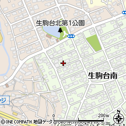 奈良県生駒市生駒台南175周辺の地図