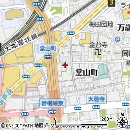 丸万寿司 堂山店周辺の地図