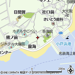 愛知県知多郡南知多町日間賀島龍海40周辺の地図
