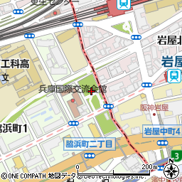 兵庫県神戸市中央区脇浜町1丁目1周辺の地図