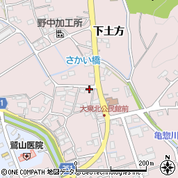 静岡県掛川市下土方170-1周辺の地図