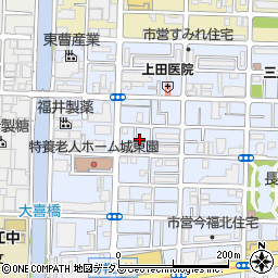 大阪府済生会野江訪問看護ステーション周辺の地図