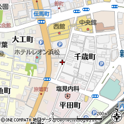 ＮＰＣ２４Ｈ浜松千歳町第３パーキング周辺の地図