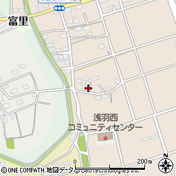 静岡県袋井市浅岡128-1周辺の地図