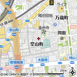 焼肉ごりちゃん 梅田本店周辺の地図