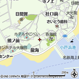 愛知県知多郡南知多町日間賀島龍海39周辺の地図