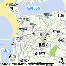 宮地理髪店周辺の地図