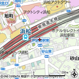 うなぎの佳川 かがわ 葵 浜松駅前店周辺の地図